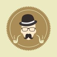 gentleman cartoon avatar N43