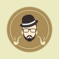 gentleman cartoon avatar N44
