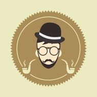 gentleman cartoon avatar N45
