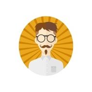gentleman cartoon avatar N46