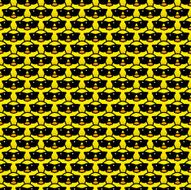 Staring Yellow Chicks in Black Sunglasses