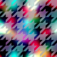 Houndstooth pattern on abstract geometric background N8