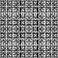 Black and White Circle Seamless Pattern Background N5