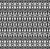 Black and White Circle Seamless Pattern Background N6