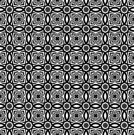 Black and White Circle Seamless Pattern Background N9