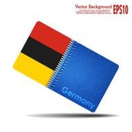Denim flag of Germany