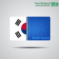 Denim flag of South Korea