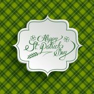 White paper banner in vintage or retro style N3