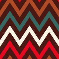 seamless scribble zig zag fabric pattern