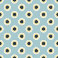 seamless scribble polka dots pattern N2