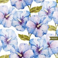 Blue flowers pattern N7