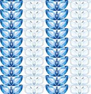 Sapphires and diamonds leaves seamless texture vector
