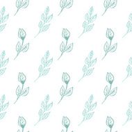 Vintage floral seamless pattern N18