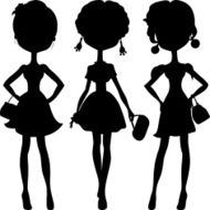 Silhouette fashion girls top models N2