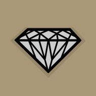Diamond icon or sign