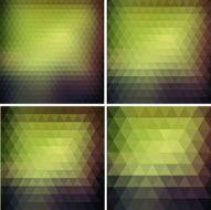 Abstract retro triangle background N5