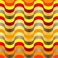 Seamless orange swirl pattern