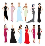 Long dress collection