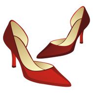 high heel pair of shoes