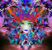 Mystic woman illustration