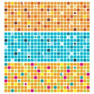 Colored square vector mosaic backgrounds