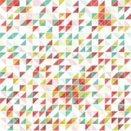 Geometric background in vintage colors N7