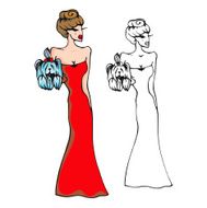 Fashion Woman Vector Illustration Series N88