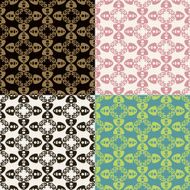 Set of seamless vintage patterns N61