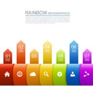 Arrows business growth rainbow