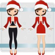 christmas girl N12