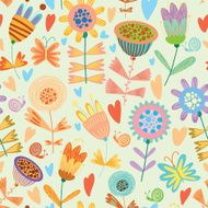 Floral cute seamless pattern N7