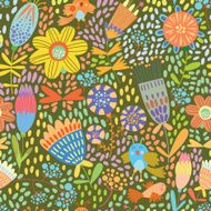 Floral cute seamless pattern N9