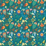 Floral cute seamless pattern N10