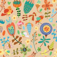 Floral cute seamless pattern N11