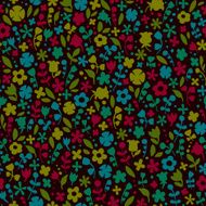 Floral endless doodle texture Seamless summer pattern