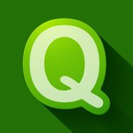 Volume icons alphabet Q N6