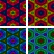 set of abstrack seamless colorful background N28