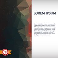 Abstract Colorful Triangles Background Vector N158