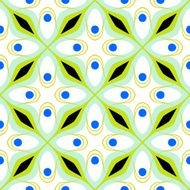 Seamless vector pattern with bold geometric shapes N7