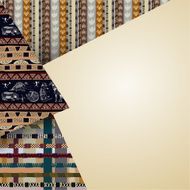 Abstract background with Tribal elements
