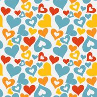 Valentine Seamless Hearts Pattern N2
