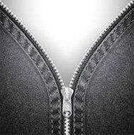 Denim background with open zipper N2