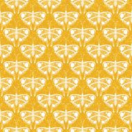 art deco vector pattern with butterflies