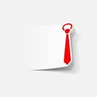 realistic design element tie N17