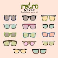 hipster retro glasses
