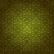 Damask seamless floral pattern N18