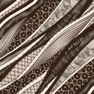 Vintage decorative waves background N7