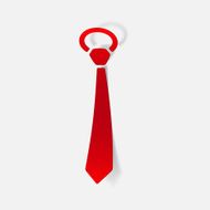 realistic design element tie N18
