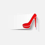 realistic design element shoe N22