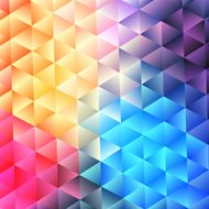 Retro pattern of geometric shapes Colorful mosaic backdrop Geo